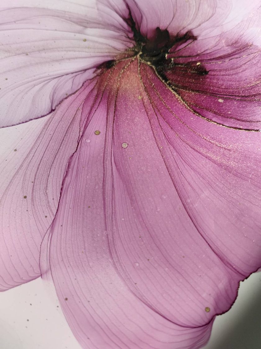 アルコールインクアート拡大図